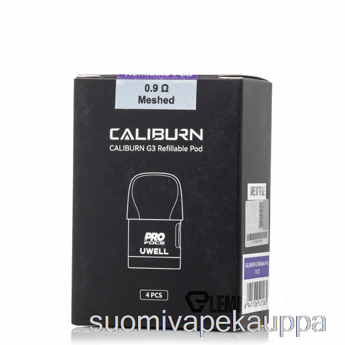 Vape Netistä Uwell Caliburn G3 Vaihtokotelot 0.9ohm Caliburn G3 Podit